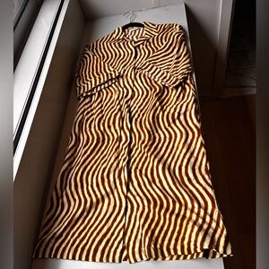 Dries Van Noten Patterned Cotton Shirt Dress